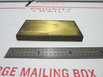 METROLOGY INSPECTION ROCKWELL HARDNESS TEST STANDARD BIN#5-26