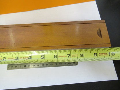 EMPTY WOOD BOX WINKEL ZEISS GOTTINGEN MICROSCOPE PART AS PICTURED &F9-A-105