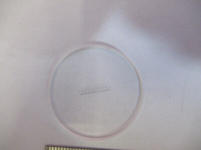 OPTICAL RETICLE MICROMETER MICROSCOPE PART OPTICS AS PICTURED #B1-A-46