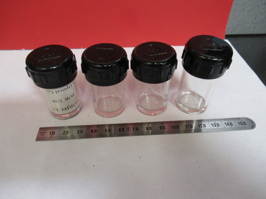 LOT BAUSCH LOMB PLASTIC CANISTER OBJECTIVE MICROSCOPE PART AS PICTURED T9-A-62
