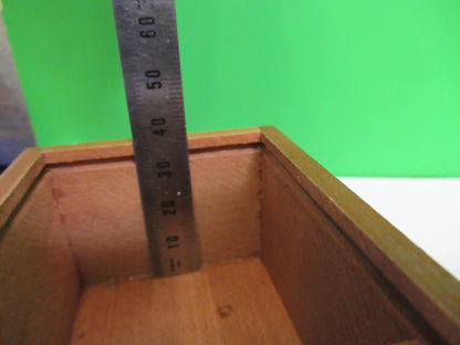 ANTIQUE LEITZ WETZLAR WOOD BOX ACCESSORY MICROSCOPE PART AS PICTURED X7-A-75