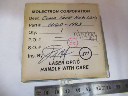 OPTICAL ex-NASA COATED LENS PRO LASER OPTICS AS PICTURED Y1-A-21