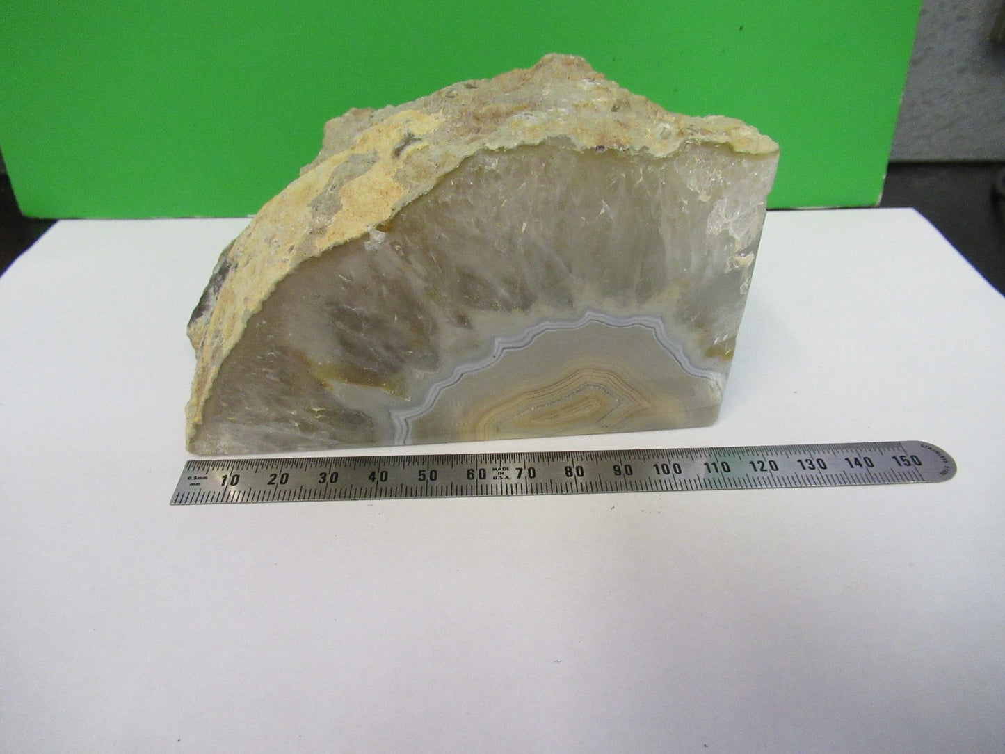 AMAZING AGATE SLICE MINERAL SAMPLE BEAUTIFUL SPECIMEN AS PICTURED V3-A-12