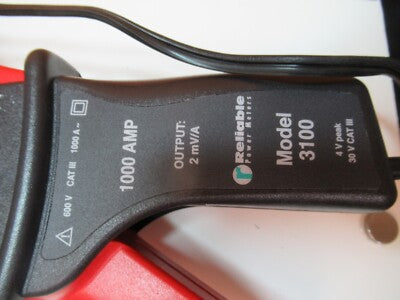 Reliable Power Meter 3100 Clamp 1000 Amps Current Monitor