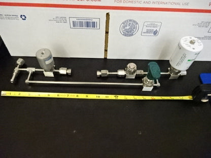 FOR PARTS SWAGELOK ASSEMBLY VALVE marked bad FITTINGS OK SOLD AS IS #TB-3