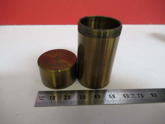 Empty Bausch & Lomb Brass Objective 2/3 Canister Microscope Part