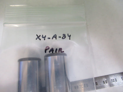 LEITZ WEZTLAR PAIR EYEPIECES 10X OPTICS MICROSCOPE PART AS PICTURED X4-A-34
