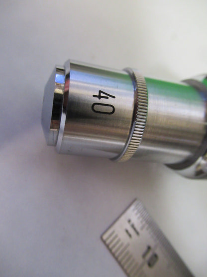 SEIBERT WETZLAR 40X GERMANY OBJECTIVE LENS MICROSCOPE PART AS PICTURED U9-A-17