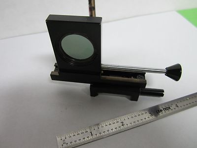 MICROSCOPE PART POLARIZER AUS JENA GERMANY OPTICS AS IS BIN#M3-87