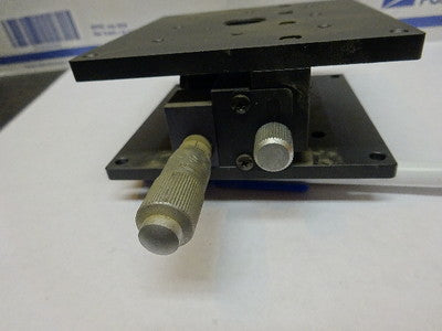OPTICAL CHUO SEIKI STAGE MICROMETER LASER OPTICS AS IS #82-08-B