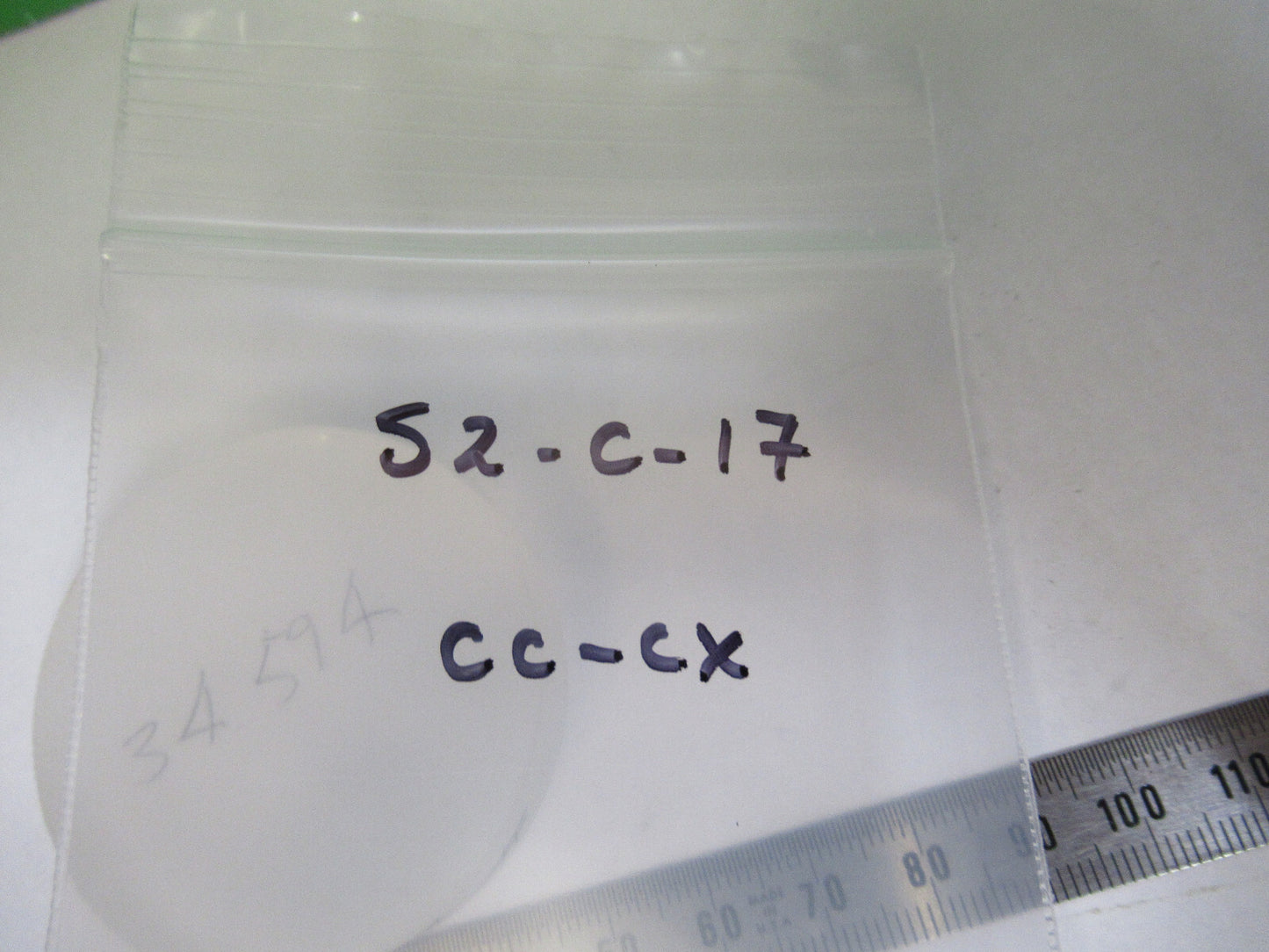 OPTICAL UNFINISHED concave CONVEX BK7 GLASS OPTICS UNCOATED AS PICTURED &s2-c-17