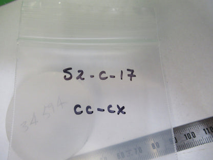 OPTICAL UNFINISHED concave CONVEX BK7 GLASS OPTICS UNCOATED AS PICTURED &s2-c-17