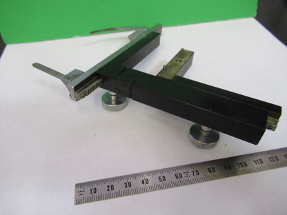 UNIVERSAL STAGE CLIPS XY WORKS FINE MICROSCOPE PART AS PICTURED T4-B-37