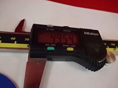 MIKROSKOPTEIL, BLAUES MATTES GLAS, GROSSE RUNDE FILTEROPTIK WIE BESEHEN #M6-A-66