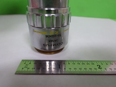 MICROSCOPE PART OBJECTIVE OLYMPUS NEOPLAN 10X DIC JAPAN OPTICS AS IS BIN#Y3-H-05