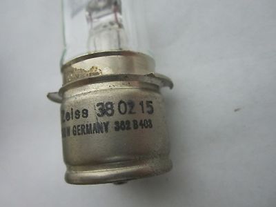 Microscope Part Carl Zeiss AG Germany Lamp Bulb 380215 12V 100W