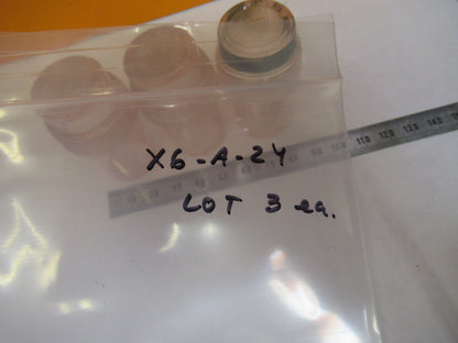 LOT 3 EA PLASTIC AO EMPTY CANS AMERICAN OPTICS MICROSCOPE AS PICTURED X6-A-24
