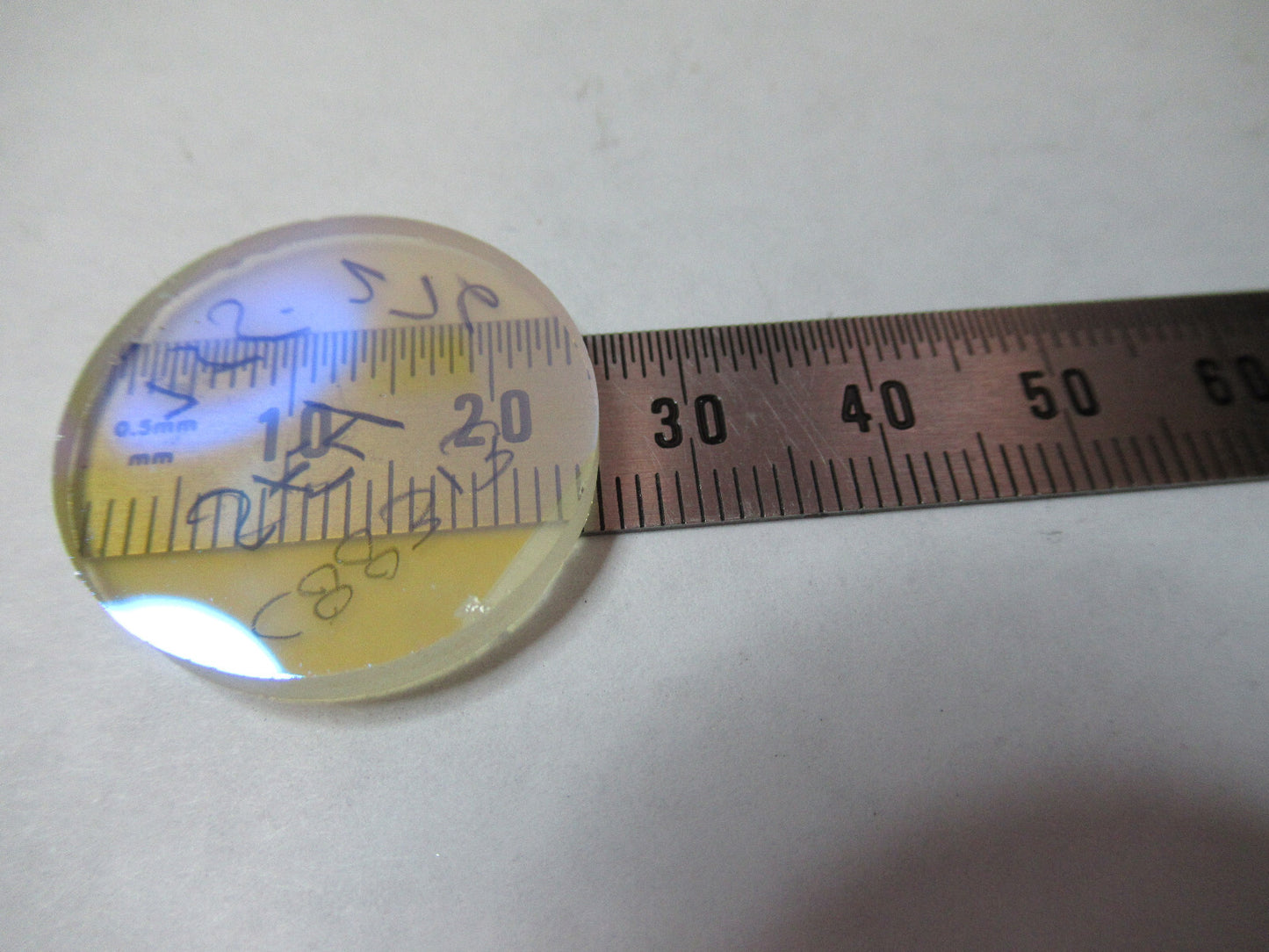 OPTICAL COATED SF-4GLASS PLATE FILTER PRO LASER OPTICS AS PICTURED X6-A-135