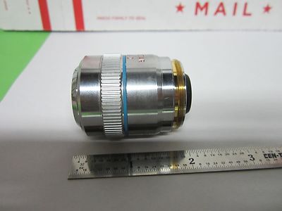 MICROSCOPE  LEITZ WETZLAR GERMANY OBJECTIVE FLUOTAR 50X D INFINITY BIN#F1-V-45