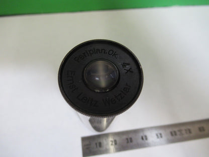 MICROSCOPE PART EYEPIECE 4X ANTIQUE LEITZ GERMANY OPTICS PICTURED S8-A-70