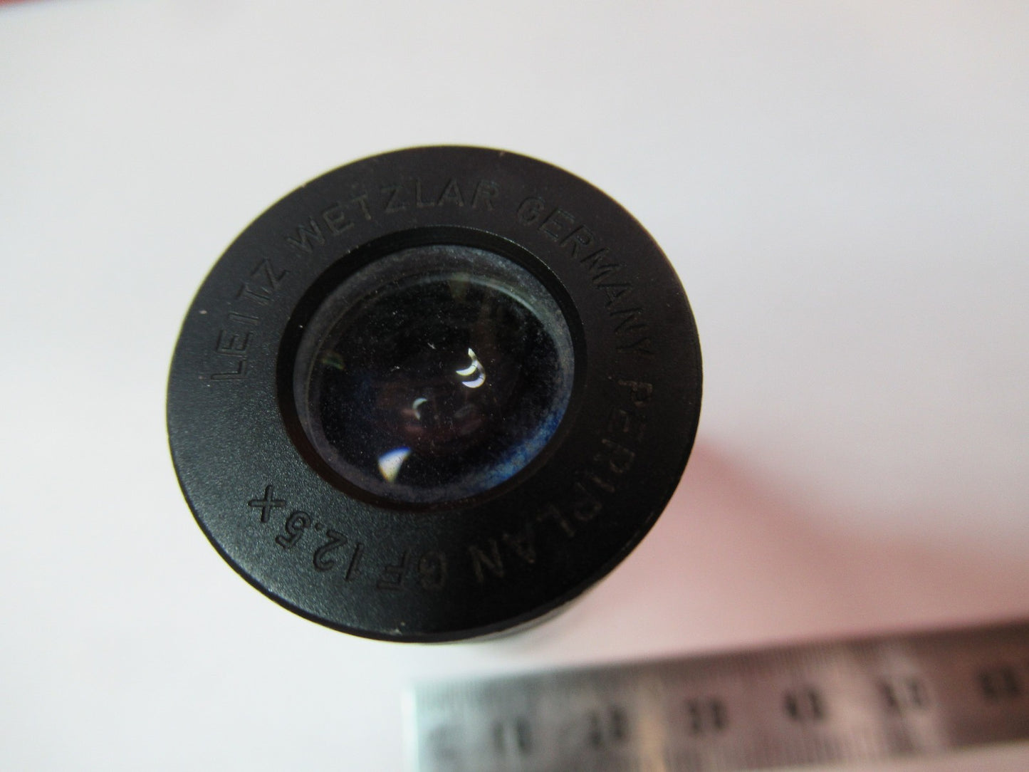 LEITZ WETZLAR GERMANY 12.5X GF EYEPIECE LENS MICROSCOPE PART AS PICTURED V7-A-81