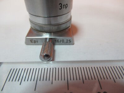 REICHERT AUSTRIA OBJECTIVE 3np 16 EPI MICROSCOPE PART OPTICS AS PICTURED 3K-A-56