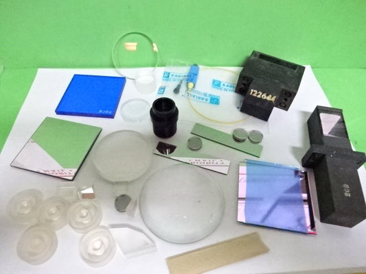Lot Optical Lenses Prism Mirror Mil Spec Laser Optics
