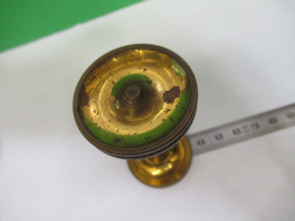 ANTIQUE BAUSCH LOMB BRASS KNOBS ASSEMBLY MICROSCOPE PART AS PICTURED  V1-A-13