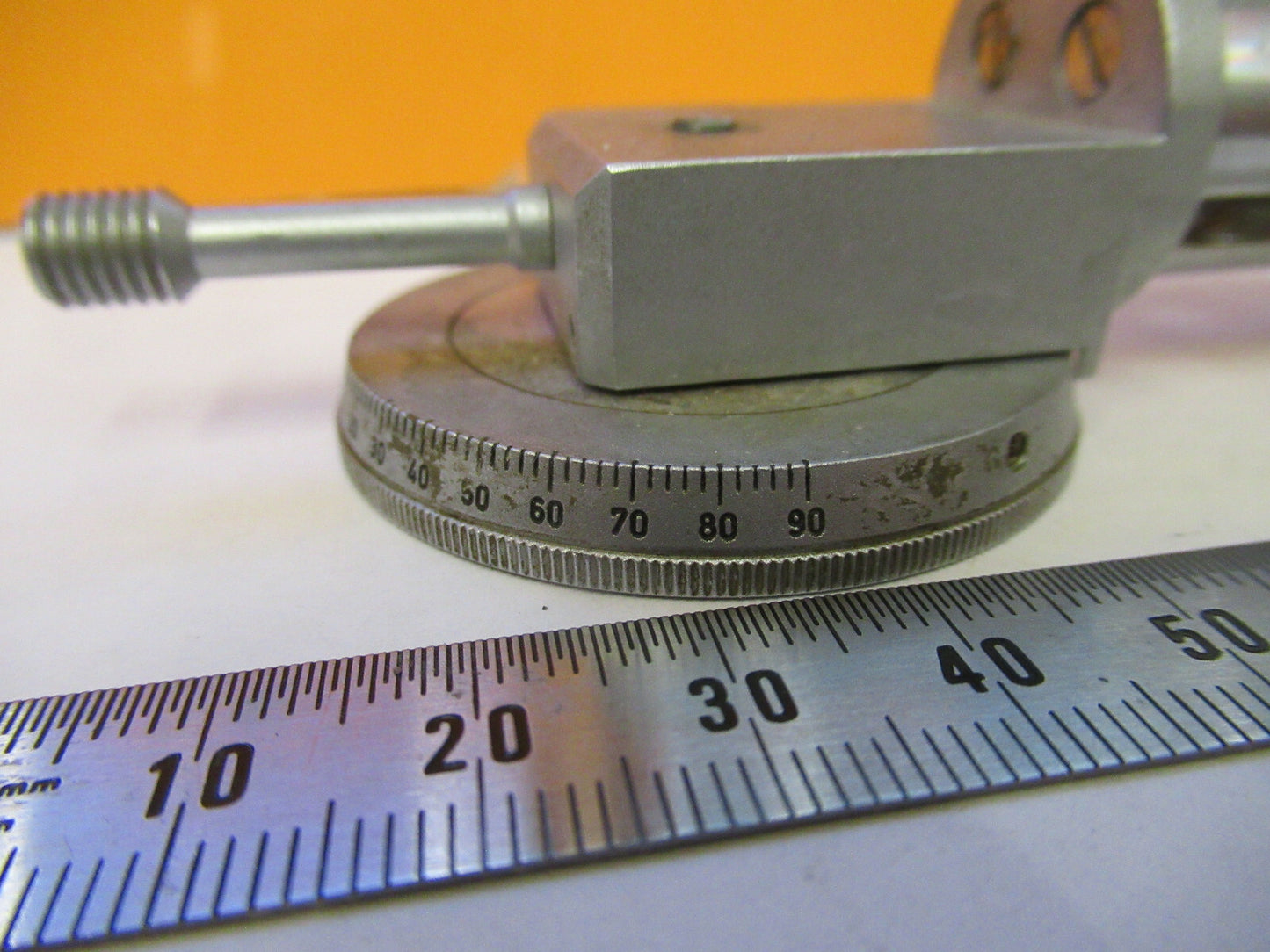 Polarizer Slide Rotable broken Microscope Part