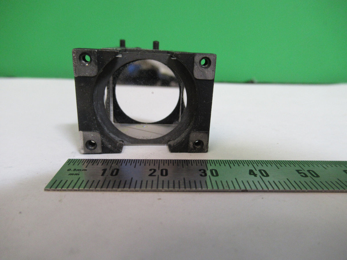 BAUSCH LOMB GLASS PRISM HEAD OPTICS MICROSCOPE PART AS PICTURED 80-B-34