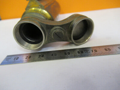 Antique Bausch & Lomb Tubus + Nosepiece Microscope Part Optics
