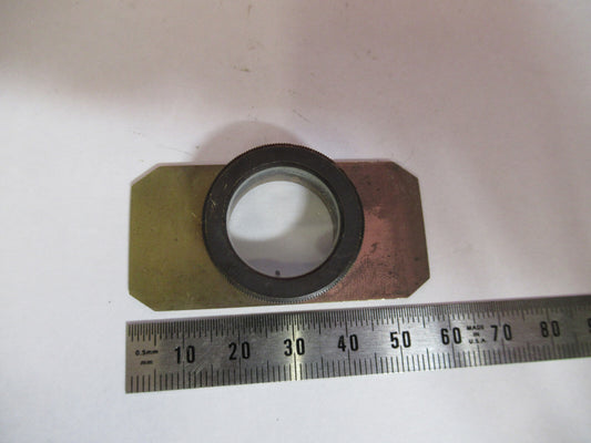 Antique Brass Compressorium Slide UK Microscope Part
