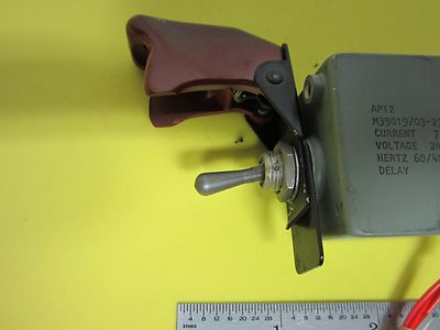MIL SPEC DC GUARDED SWITCH  BIN#H9-11