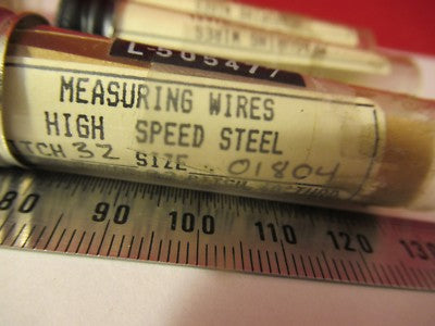 LOT 6 EA MEASURING STEEL WIRE METROLOGY INSPECTION AS PICTURED &FT-2-97