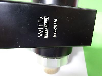 MICROSCOPE PART WILD HEERBRUGG SWISS M-12 LIMB STAGE MICROMETER AS IS BIN#60