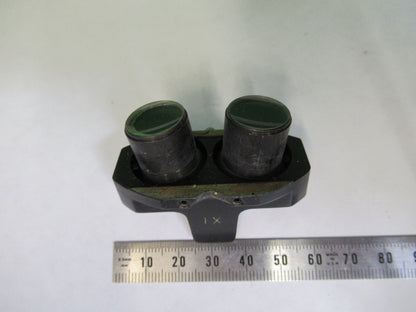 AO 1X ANTIQUE  STEREO OBJECTIVE LENS MICROSCOPE PART as pictured X7-A-52