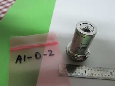 OPTICAL MICROSCOPE PART OBJECTIVE OZUMI M110  JAPAN OPTICS BIN#A1-D-2