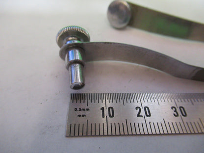 ANTIQUE SPENCER AO PAIR of CLIPS STAGE MICROSCOPE AS PICTURED &Z1-A-121