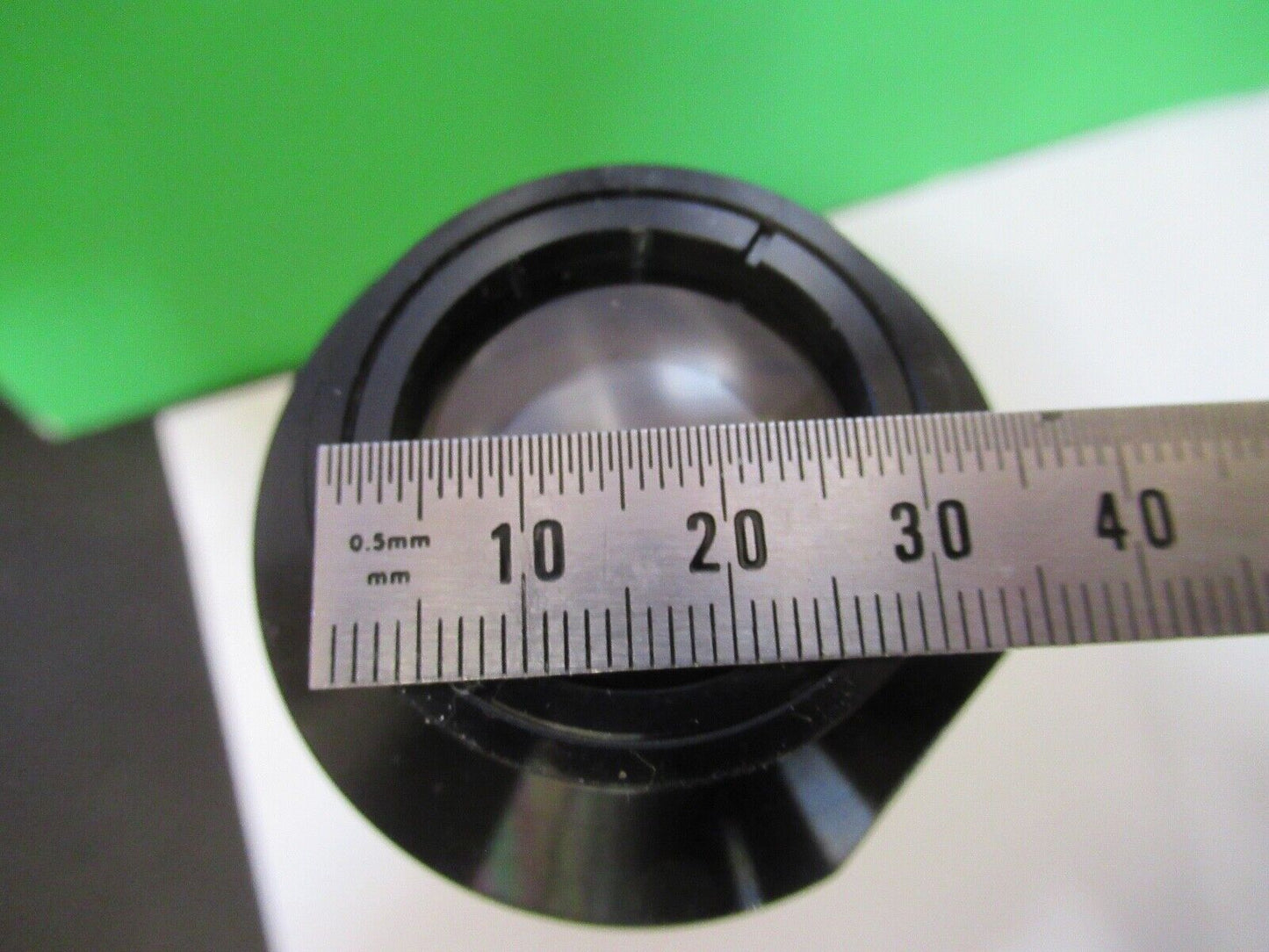 OPTICAL BAUSCH LOMB MOUNTED GLASS LENS LASER OPTICS AS PICTURED Q9-FT-85