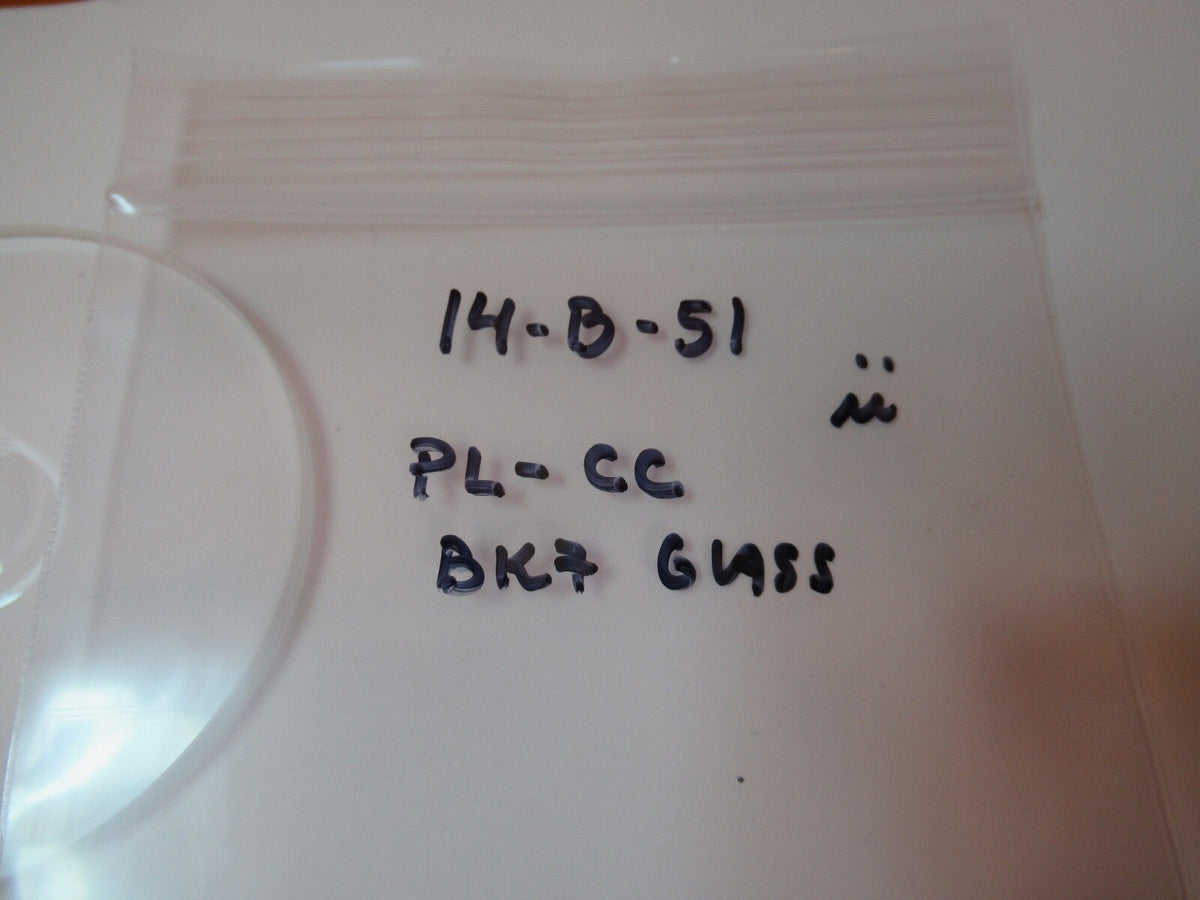 Optical Rare Lens BK7 Glass Center Concave Pl-cc Optics
