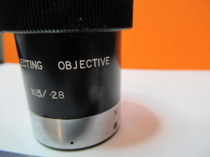 EALING REFLECTING OBJECTIVE 15X OPTICS MICROSCOPE PART AS PICTURED &A2-A-07