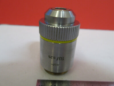 Ernst Leitz Wetzlar Objective 10X /160 Lens Microscope Part