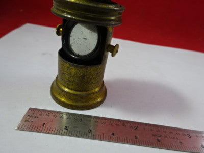Antique Brass Portable Seeds Microscope Vintage Part AS IS
