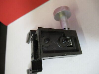 LEITZ WETZLAR GERMAN HM-LUX CONDENSER HOLDER MICROSCOPE PART AS PICTURED B2-A-12