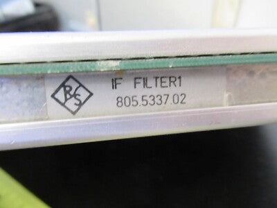 BOARD for ROHDE & SCHWARZ EMI RECEIVER IF FILTER 1 805.5337.02 &B4-A-03