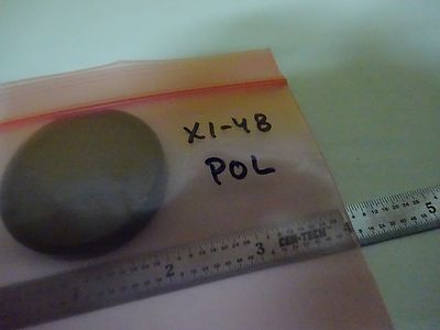 MICROSCOPE PART POLARIZER POL [delaminated] ILLUMINATOR OPTICS AS IS BIN#X1-48