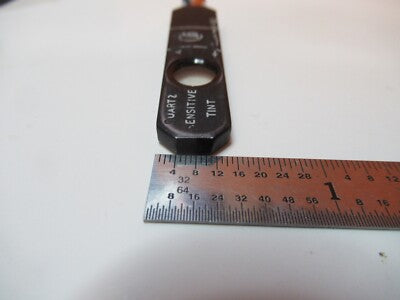 CTS QUARTZ LAMBDA SLIDE POLARIZATION OPTICS MICROSCOPE PART AS PICTURED A7-A-11A