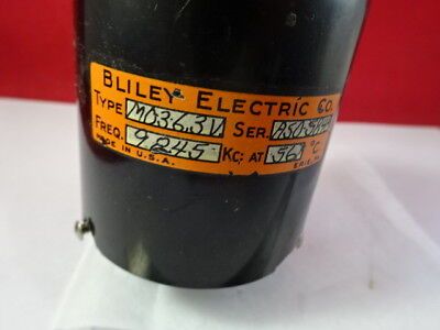 VINTAGE BLILEY ELECTRIC QUARTZ FREQUENCY RESONATOR MO3 6.3V AS IS &55R-A-07