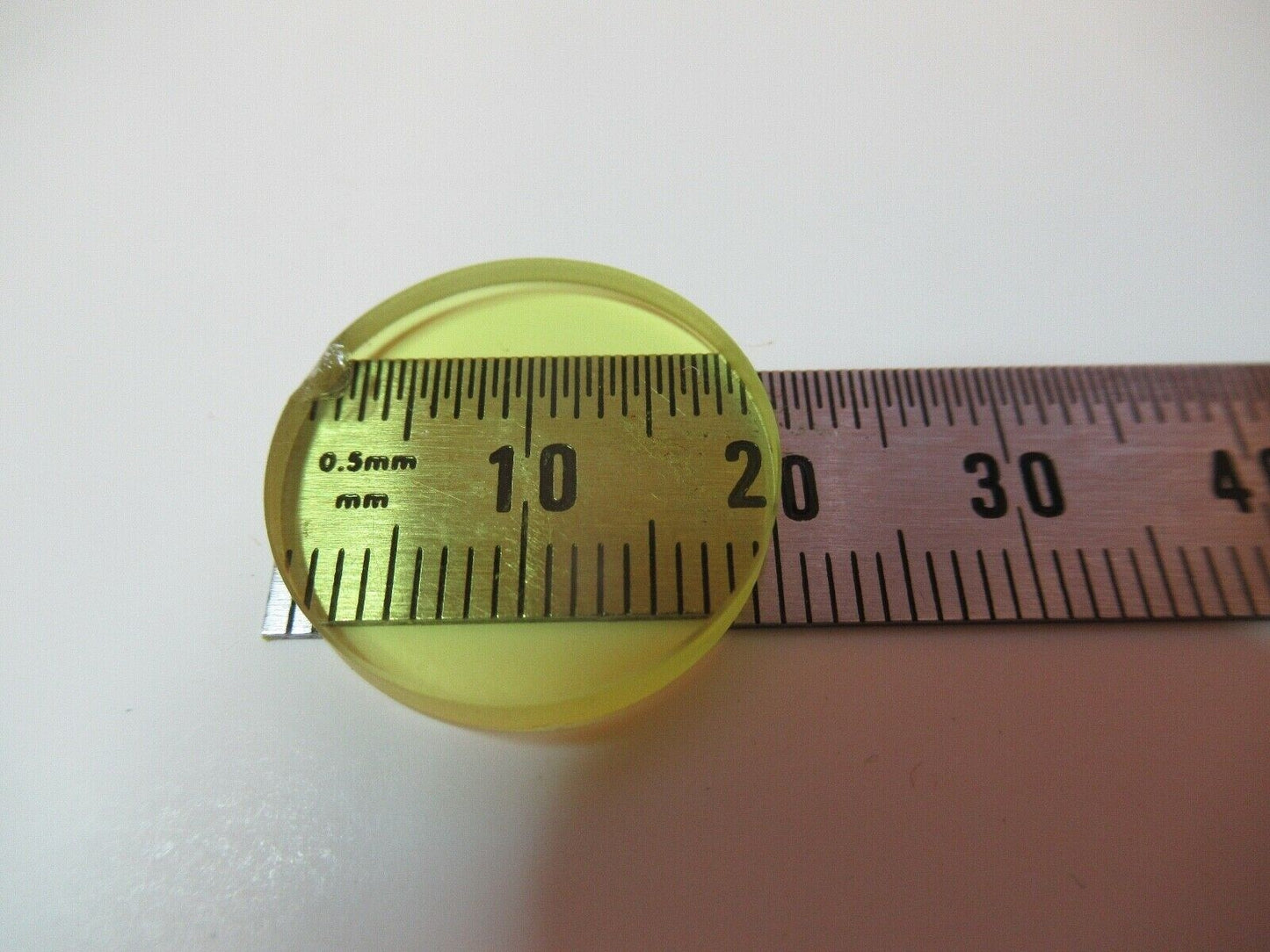 OPTICAL YELLOW FILTER OPTICS AS PICTURED &14-B-29