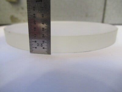 OPTICAL FLAT DIFFUSER LARGE GLASS POLISH DULL SIDE OPTICS AS PICTURED &W8-A-44